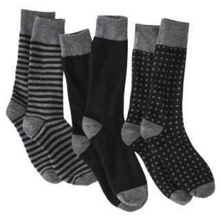 Merona Mens 3pk Crew Socks   One Size Fits Most