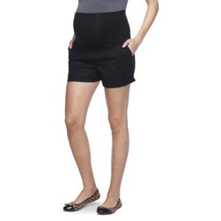 Liz Lange for Target Maternity 6 Twill Shorts   Black XXL