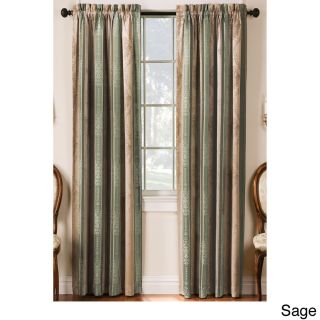 Arlee Tuscan Thermal Backed Blackout Curtain Panel Pair Green Size 52 x 63