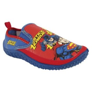 Toddler Boys Justice League Water Shoes   Red/Blue 7