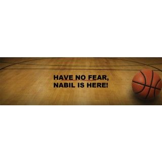 Basketball Fanatic Personalized Banner