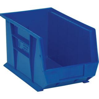 Quantum Storage Heavy Duty Ultra Stacking Bins   13 5/8 Inch x 8 1/4 Inch x 8