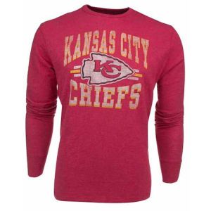 Kansas City Chiefs 47 Brand NFL Logo Scrum Long Sleeve T Shirt