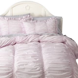 Simply Shabby Chic Smocked Duvet Set   Pink (Twin)