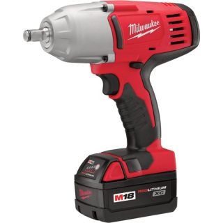Milwaukee M18 Cordless High Torque Impact Wrench   1/2 Inch, 18 Volt, Model