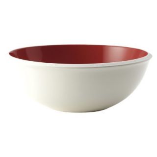 Racheal Ray Porcelain Round Serving Bowl   Red