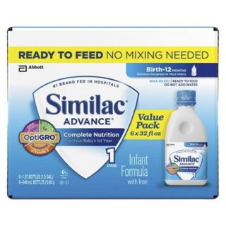 Similac Advance Ready to Feed   32 fl oz bottles (6 count)