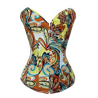 Spandex with Jacquard Front Busk Closure Special Occasion Corsets(More Colors)
