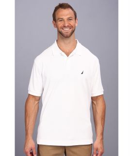 Nautica Big & Tall Big Tall Anchor Solid Deck Shirt Mens Short Sleeve Pullover (White)