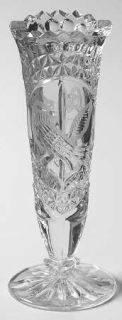Hofbauer Byrdes Collection (The) Bud Vase   Clear, Pressed, Bird