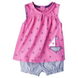 Just One YouMade by Carters Toddler Girls 2 Piece Set   Pink/Light Blue 5T