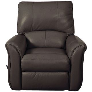 Olson Faux Leather Recliner, Timberland Java