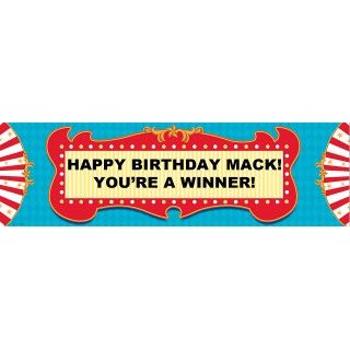 Carnival Games Personalized Banner