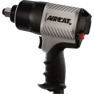 AirCat Heavy Duty Composite Twin Hammer Impact Wrench   3/4 Inch Drive, 1,250
