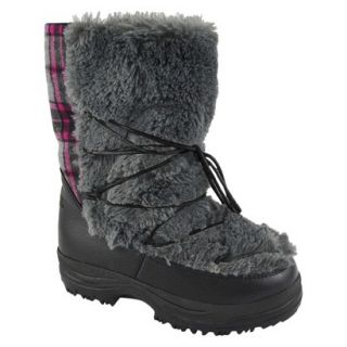 Womens MUK LUKS Alaska Short Snow Boot   Grey 8