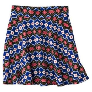 Xhilaration Juniors Pattern Skirt   Coral M(7 9)