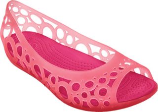Womens Crocs Adrina Flat   Coral/Candy Pink Flats
