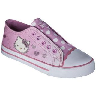 Girls Hello Kitty Canvas Sneaker   Pink 2