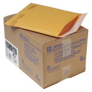 Sealed Air Jiffylite Self Seal Mailer with Side Seam, #2   Golden Brown (25 Per