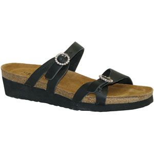 Naot Womens Kate Black Matte Sandals, Size 42 M   4404 034