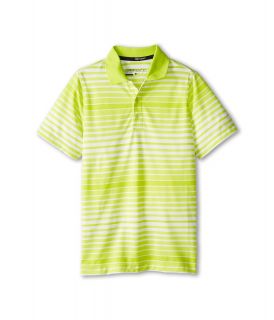 Nike Kids Bold Stripe Polo Boys Short Sleeve Knit (Yellow)