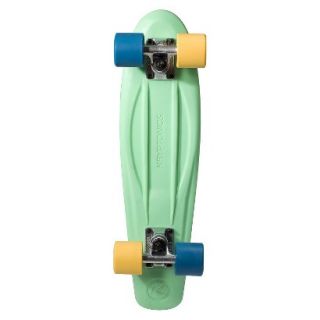 Kryptonics Torpedo Plastic Complete Skateboard (22.5 x 6)   Pastel Green