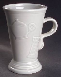 Homer Laughlin  Fiesta Gray (Pearl) (Newer) Pedestal Mug, Fine China Dinnerware