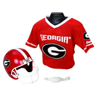 Franklin Sports Georgia Football Helmet/Jersey set  OSFM ages 5 9