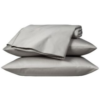 Fieldcrest Luxury 800 Thread Count Pillowcase Set   Gray (Queen)