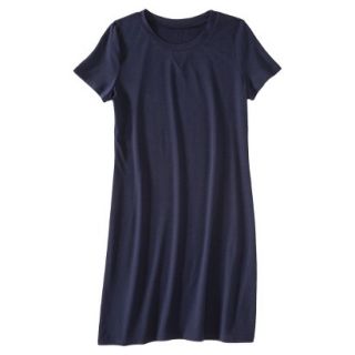 Merona Womens Knit T Shirt Dress   Xavier Navy   M