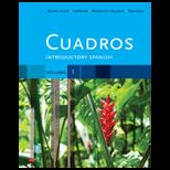 Cuadros  Introductory to Spanish Volume 1 Access