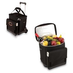 Picnic Time Black Chicago Bears Cellar With Trolley