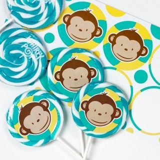 Mod Monkey Large Lollipop Sticker Kit