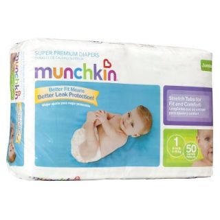 Munchkin Super Premium Diapers Jumbo Pack   Size 1 (50 Count)