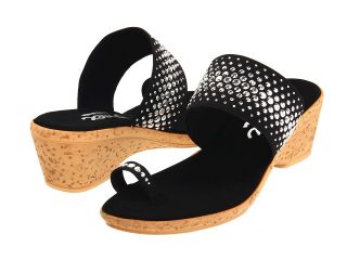 Onex Ring Womens Wedge Shoes (Black)