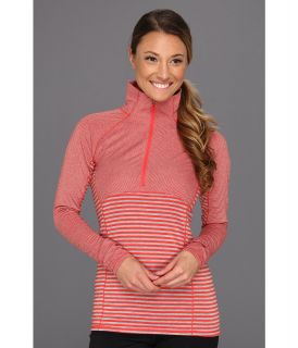 Columbia Layer First II Stripe 1/2 Zip Womens Long Sleeve Pullover (Pink)