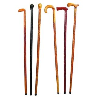 Decorative Wooden Canes (set Of 6)