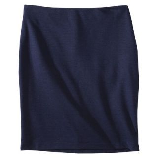 Merona Petites Ponte Pencil Skirt   Navy Blue