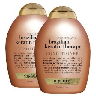 Organix Ever Straight Brazilian Keratin Therapy Conditioner 13 oz.