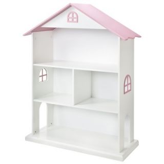 Kids Bookcase Dollhouse Kids Bookcase   White/Pink