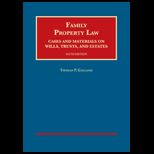 Family Property Law  Case Materials