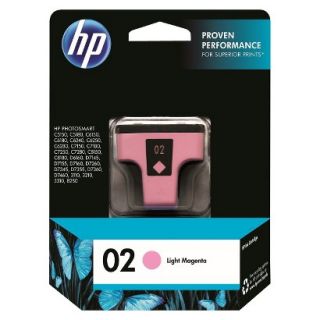 HP 02 Printer Ink Cartridge   Light Magenta