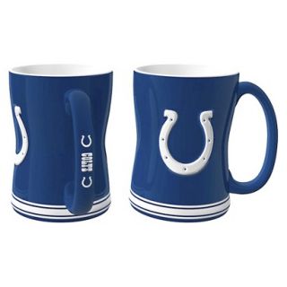 Boelter Brands NFL 2 Pack Indianapolis Colts Relief Mug   15 oz