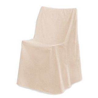 Sure Fit Cotton Duck Folding Chair Cover   Natural