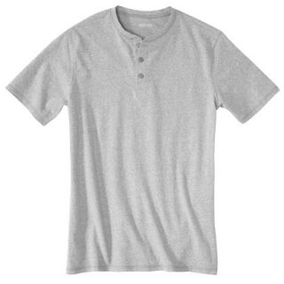 Merona Mens Henley Shirt   Limoges Gray XL