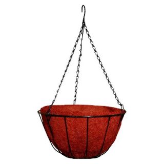 14 Chateau Hanging Basket  Red  Black Chain