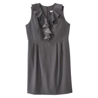 Merona Womens Plus Size Sleeveless Sheath Dress   Gray 18W