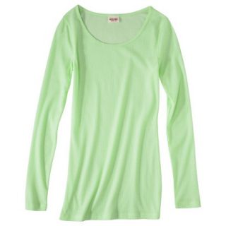 Juniors Lightweight Ribbed Tee   Extra Lime XS(1)