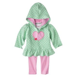 Just One YouMade by Carters Newborn Girls 3 Piece Cardigan Set   Pink 6 M