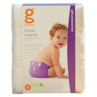 gDiapers Cloth Inserts   6pk, med/large/xl